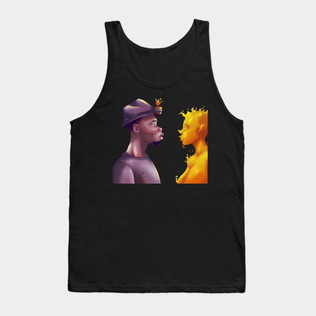 Fire Tank Top by Victore